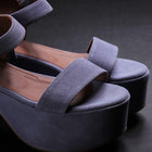 L'Autre Chose Scarpa Donna Sandalo Tacco 7.5 Suede Modello Wedge