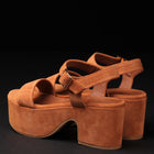 L'Autre Chose Scarpa Donna Sandalo Tacco 7.5 Suede Modello Wedge