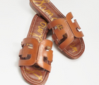 Sam Edelman Sandalo Donna Versatile E Facile DA Abbinare Senza Tacco Cuoio O Cork