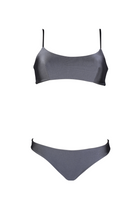 Costume Bikini Grigio India Glossy Nous