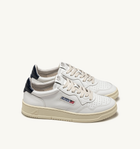 Sneakers Medalist Low In Pelle Bianco Blu Autry