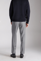 Pantalone Tapered Fit in Flanella Grigio Chiaro - Incotex Venezia 1951