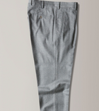 Pantalone Tapered Fit in Flanella Grigio Chiaro - Incotex Venezia 1951