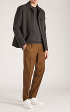 Pantalone Tapered Fit in Flanella Ruggine - Incotex Venezia 1951