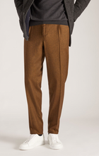 Pantalone Tapered Fit in Flanella Ruggine - Incotex Venezia 1951