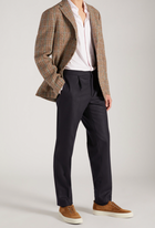 Pantalone Tapered Fit in Flanella Blu - Incotex Venezia 1951