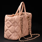Avenue 67 Borsa Donna Tracolla Metallo/Pelle e Due Manici Mod. Leila Pelle Savage Matellase
