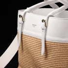 Avenue 67 Borsa Due Manici e Tracolla Materiale Rafia e Vitello Mod. Asia