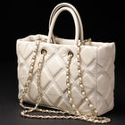 Avenue 67 Borsa Donna Tracolla Metallo/Pelle e Due Manici Mod. Leila Pelle Savage Matellase