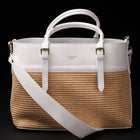 Avenue 67 Borsa Due Manici e Tracolla Materiale Rafia e Vitello Mod. Asia