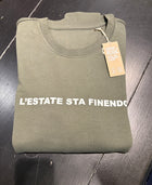 FELPA IL CONTE GIROCOLLO STAMPA L'ESTATE STA FINENDO