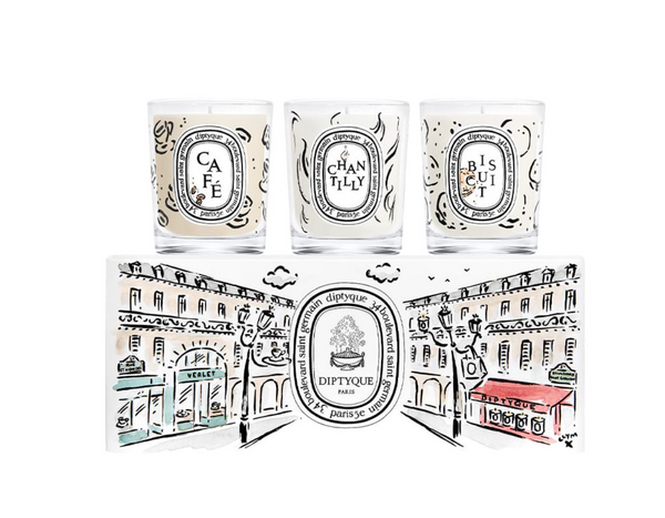 Diptyque  COFANETTO CANDELE 3x70 GR CAFE’ VERLET EDIZIONE LIMITATA