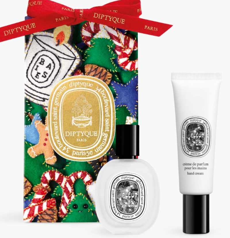 DIPTYQUE POCCHETTE FLEUR DE PEAU CAPELLI E MANI NATALE 2024