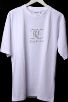 Juicy Couture T-Shirt Cotone Donna Con Logo Stass Mod. Lola