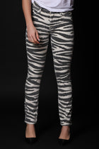 Mother Jeans Donna Fantasia Zebra Skinny