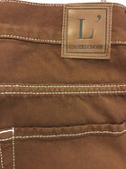 L'Autre Chose Donna Pantalone Ampio Cinque Tasche Cotone