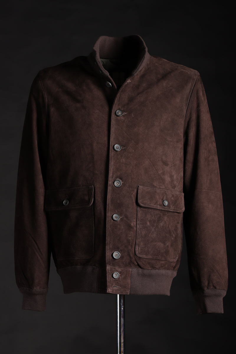 A.D'Amico Giaccone  Bomber Mod.Fulton IN Suede
