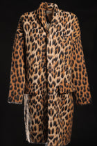 Laneus Cappotto Donna Animalier Maculato Beig/Marrone