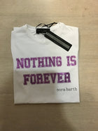 Nora Barth Factory Group - Nora Barth T-Shirt Bianca Donna M/M  Con Scritta Fucsia Art. 1765G - 102
