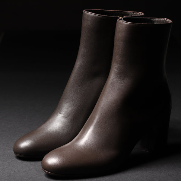 L'Autre Chose Tronchetto Zip Tacco 70 Nappa Lux