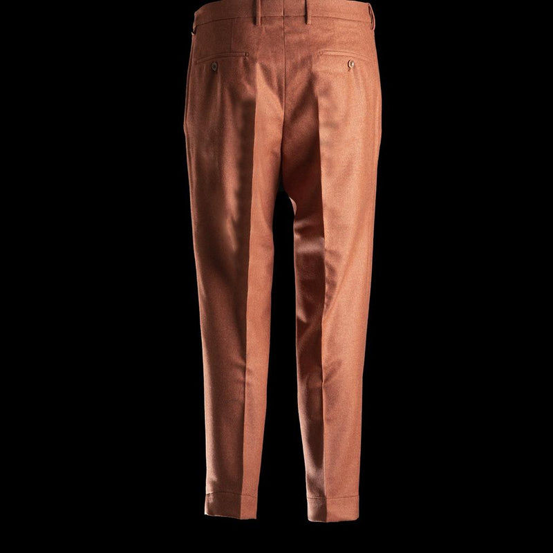 Incotex Pantalone Uomo IN Flanella Doppia Pence