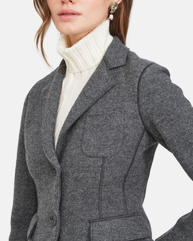 Blazer lana cotta donna outlet