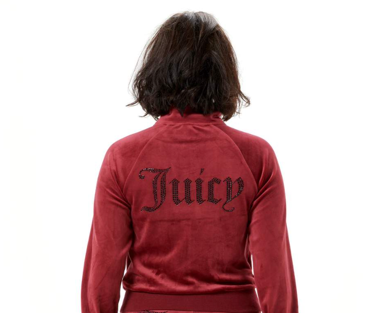 Juicy Couture - Juicy Coture - Felpa Logo Swaroski Velur Mod. Tanya