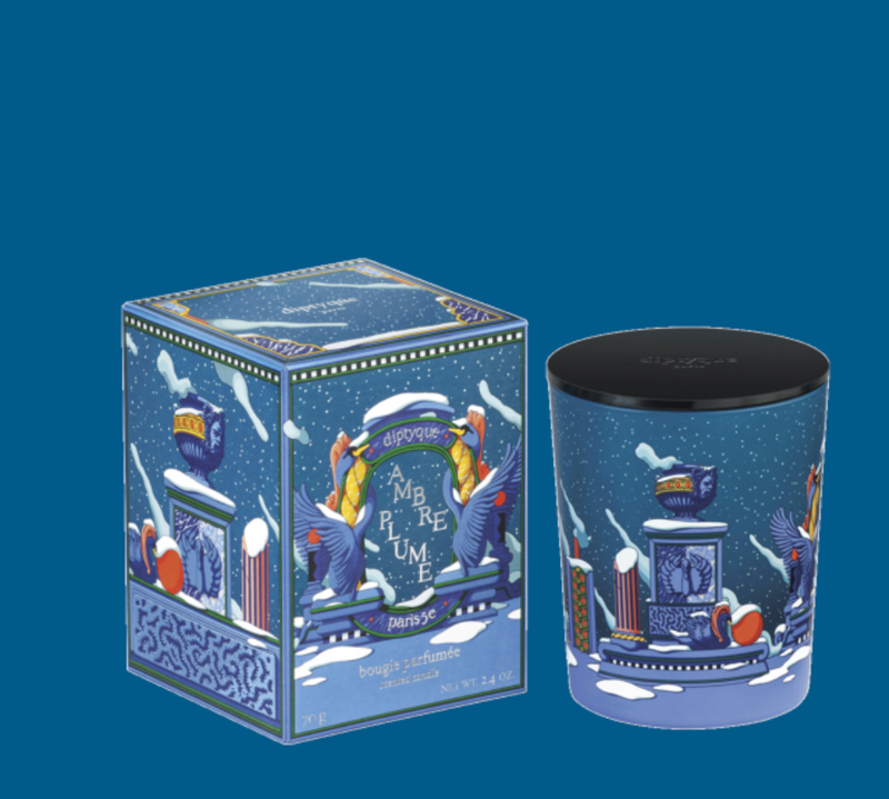 Scented Candles Diptyque Amber Feather Tubéreuse Candle 600g – Fenwick