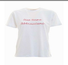 Giada Benincasa T-Shirt Bianca Donna Con Logo 