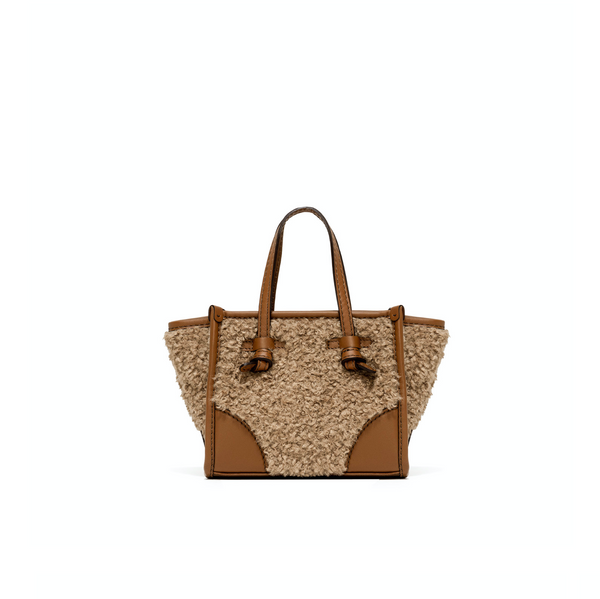 Gianni Chiarini Borsa Mini Miss LA Marcella IN Eco Pelliccia Var.Canapa