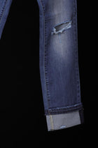 Cigala's Jeans  Denim Donna Modello Staight Con Risvoltone